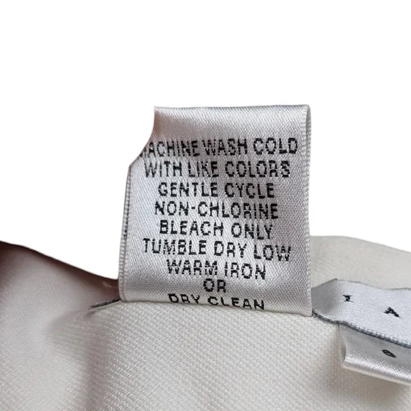 Gallia Women's White Wide Leg Dress‎ Pants Size 8 Minimalist Office Corpcore - Picture 7 of 12